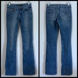 Vintage Marc Jacobs 70's Inspired Center Seam Blue Denim Jeans Size 2